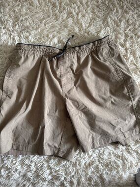 Kuhl Men's Tan Drawstring Hybrid Shorts